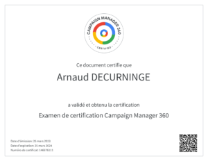 Campaign Manager 360 — Google — 2023