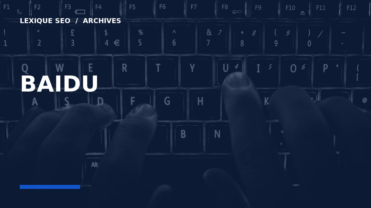 Illustration éditoriale : Baidu