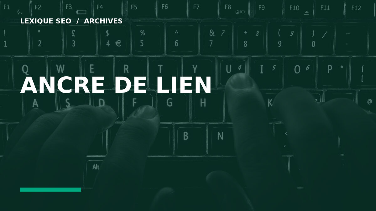 Illustration éditoriale : Ancre de lien